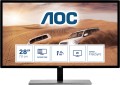 Monitor AOC U2879VF (28"; TN; 4K 3840x2160; DisplayPort, HDMI, VGA; kolor czarny) - 922008