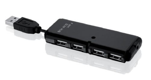Hub IBOX USB 2.0 4-PORTY CZARNY IUHT008C (4x USB 2.0; kolor czarny) - 782023
