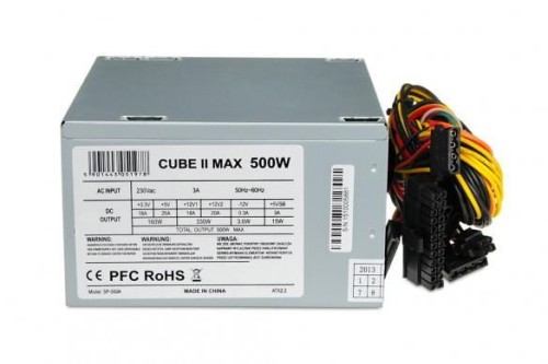Zasilacz IBOX CUBE II 500W 12 CM FAN ZIC2500W12CMFA - 807475