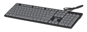 Klawiatura membranowa NATEC Discus NKL-1182 (USB 2.0; (US); kolor czarny)