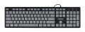 Klawiatura membranowa NATEC Discus NKL-1182 (USB 2.0; (US); kolor czarny) - 1065925