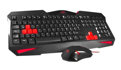 Zestaw klawiatura + mysz TACENS Mars MCP1 TACMARSMCP1 (USB 2.0; (EU); kolor czarny; optyczna) - 783150