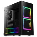 Obudowa Aerocool AEROPGSTOR-BG-RGB (ATX, Micro ATX, Mini ITX; kolor czarny) - 772712