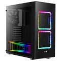 Obudowa Aerocool AEROPGSTOR-BG-RGB (ATX, Micro ATX, Mini ITX; kolor czarny) - 772714