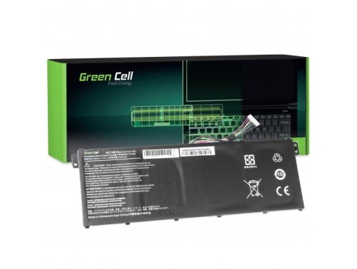 GREEN CELL BATERIA AC14B13J AC14B18J DO ACER ASPIRE ES1-111M ES1-331 ES1-531 ES1-533 ES1-571AC52 2100MAH 11.4V - 1051522