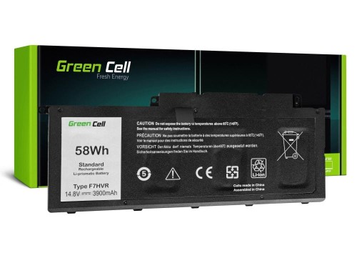 Bateria Green Cell F7HVR do Dell Inspiron 15 7537 17 7737 7746, Dell Vostro 14 5 - 505056