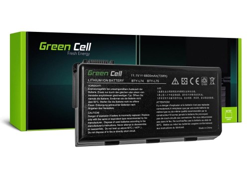 Bateria Green Cell BTY-L74 o zwi?kszonej pojemno?ci do MSI CR500 CR600 CR610 CR6 - 504525