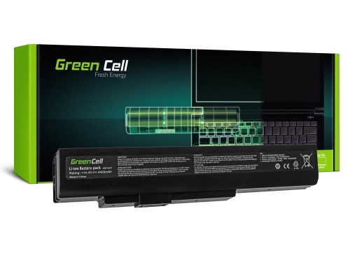 Bateria Green Cell A41-A15 A42-A15 do MSI CR640 CX640, Medion Akoya E6221 E7220 - 504332