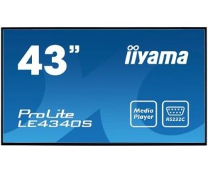 iiyama ProLite LE4340S-B1 Płaski panel znaku cyfrowego 109,2 cm (43") LED Full HD Czarny