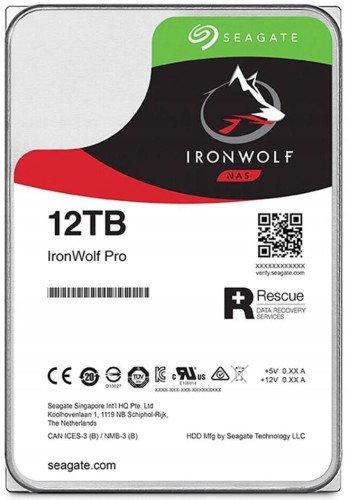 Dysk SEAGATE IronWolf™ PRO 12TB ST12000NE0008 7200 256MB SATA III NAS - 970851