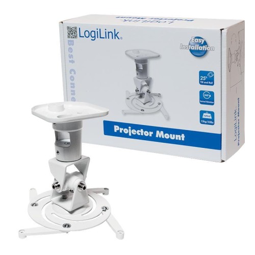 Uchwyt sufitowy LogiLink BP0003 do projektora biały - 691438