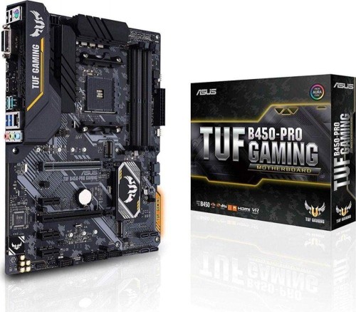 ASUS TUF B450-PRO GAMING, AM4, B450, DDR4 3533MHz, Dual M.2, DVI-D, HDMI - 575238