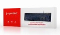 Klawiatura membranowa GEMBIRD KB-UML3-01 (USB 2.0; (US); kolor czarny) - 782308