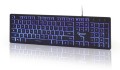 Klawiatura membranowa GEMBIRD KB-UML3-01 (USB 2.0; (US); kolor czarny) - 782307