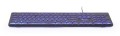 Klawiatura membranowa GEMBIRD KB-UML3-01-RU (USB 2.0; (RU); kolor czarny) - 878124