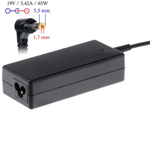 Zasilacz sieciowy Akyga AK-ND-06 do notebooka Acer (19 V; 3,42 A; 65W; 5.5 mm x 1.7 mm)