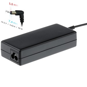 Zasilacz sieciowy Akyga AK-ND-07 do notebooka 19,5V/4,62A 90W 7.4x5.0mm + pin