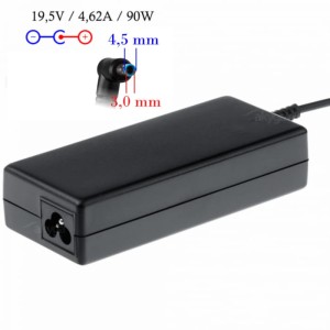Zasilacz sieciowy Akyga AK-ND-26 do notebooka Compaq, HP (19,5 V; 4,62 A; 90W; 4.5 mm x 3 mm)