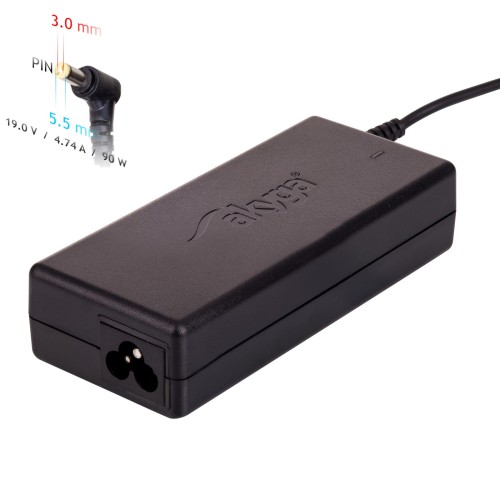 Zasilacz sieciowy Akyga AK-ND-27 do notebooka Samsung (19 V; 4,74 A; 90W; 5.5 mm x 3 mm) - 1134429