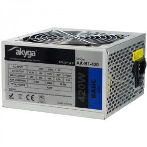 Zasilacz Akyga AK-B1-420 (420 W; Pasywne; 120 mm)