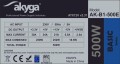 Zasilacz Akyga Basic AK-B1-500E (500 W; Pasywne; 120 mm) - 807465
