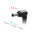 Zasilacz sieciowy Akyga AK-ND-61 do notebooka Acer, Asus, DELL, HP, Lenovo, Toshiba (19 V; 2,37 A; 45W; 5.5 mm x 2.5 mm) - 1256549