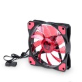Wentylator LED Akyga AW-12C-BR (120 mm; Czerwony) - 722893