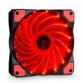 Wentylator LED Akyga AW-12C-BR (120 mm; Czerwony) - 722896