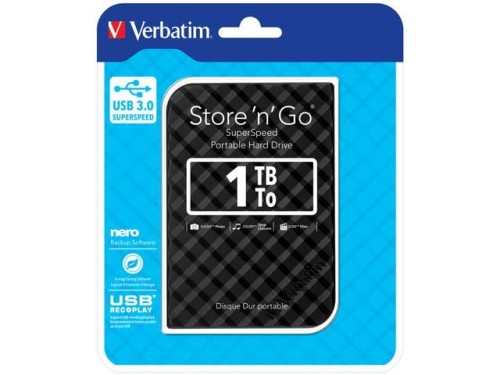 Dysk zewnętrzny Verbatim 1TB Store 'n' Go 2.5" czarny USB 3.0 GEN 2 - 679619