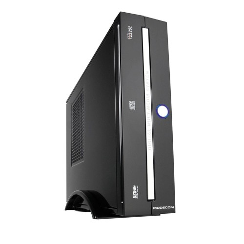 Obudowa MODECOM FEEL 202 IX-F202-13-0000096-0080 (Mini ITX; kolor czarno-srebrny) - 773802
