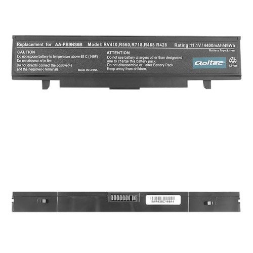 Bateria Qoltec do notebooka Samsung R580, 4400mAh, 10 - 672758