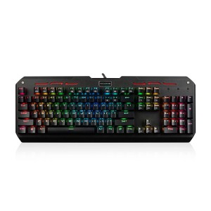Klawiatura przewodowa Modecom Volcano HAMMER RGB Gaming mechaniczna (Przełącznik BLUE OUTEMU)