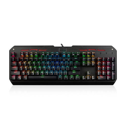 Klawiatura przewodowa Modecom Volcano HAMMER RGB Gaming mechaniczna (Przełącznik BLUE OUTEMU) - 1029290