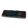 Klawiatura przewodowa Modecom Volcano HAMMER RGB Gaming mechaniczna (Przełącznik BLUE OUTEMU) - 1029291