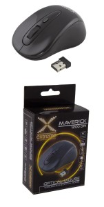Mysz EXTREME Maverick XM104K (optyczna; 1200 DPI; kolor czarny)