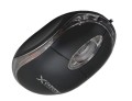 Mysz przewodowa Extreme 3D CAMILLE XM102K optyczna  czarno-przezroczysta - 929463