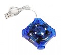 Hub Esperanza Star EA150B (4x USB 2.0; kolor niebieski) - 782021