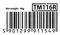 Mysz komputerowa TITANUM VULTURE TM116R (optyczna; 1000 DPI; kolor czarny, kolor czerwony) - 1066784