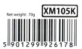 Mysz EXTREME HARRIER XM105K (optyczna; 1000 DPI; kolor czarny) - 1066973