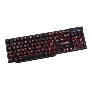 Klawiatura przewodowa Esperanza EGK601 Hunter Gaming USB czarno- czerwona