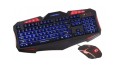 Zestaw klawiatura + mysz membranowa Esperanza EGK3000 (USB 2.0; kolor czarny; optyczna) - 783175