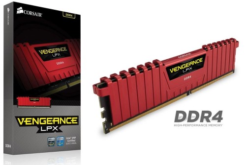 Pamięć DDR4 Corsair Vengeance LPX 8GB (1x8GB) 2666MHz XMP 2.0 CL16 1,2V Red - 689676