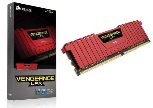 Pamięć DDR4 Corsair Vengeance LPX 8GB (1x8GB) 2400MHz XMP 2.0 CL16 1,2V Red - 689691