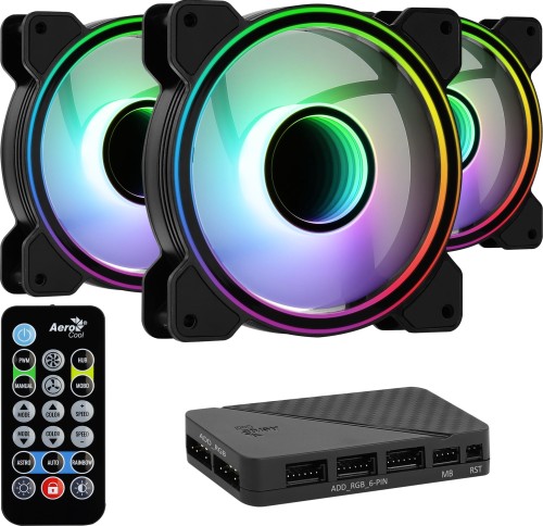 Wentylator + Hub AEROCOOL PGS MIRAGE 12 ARGB PRO (3x120) - 1015566