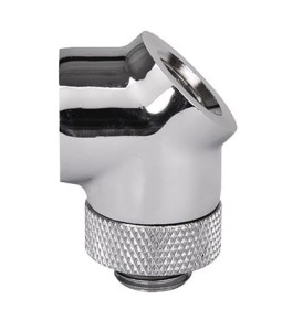 THERMALTAKE PACIFIC G1/4 45 ZŁĄCZKA ADAPTER KĄTOWY - CHROME CL-W051-CU00SL-A