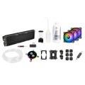 Zestaw akcesoriów do chłodzenia Thermaltake Pacific C360 DDC LCS RGB CL-W253-CU12SW-A (Aluminium, Tworzywo sztuczne; 3 wentylatory ; ARGB) - 723480