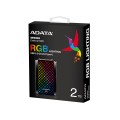 Dysk zewnętrzny ADATA SSD SE900G 2TB Czarny RGB USB3.2-A/C (ASE900G-2TU32G2-CBK) - 1017799