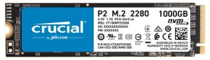 Dysk SSD Crucial P2 1TB M.2 PCIe 3.0 NVMe 2280 (2400/1800MB/s)