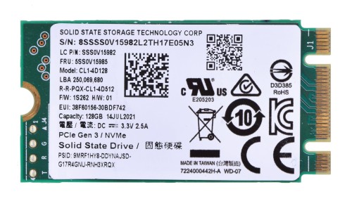 Liteon M.2 NVMe 2242 128GB PCIe Gen 3x2 Solid State - 1143736