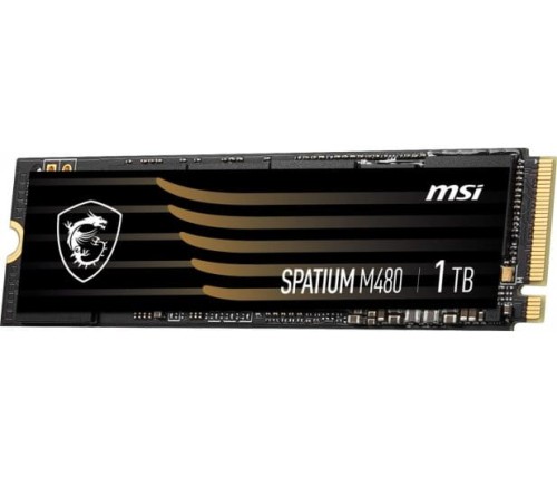 Dysk SSD MSI SPATIUM M480 1TB PCIe 4.0 NVMe M.2 2280 (7000/5500 MB/s) 3D NAND - 1017813